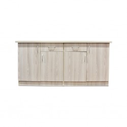 Flavi Sideboard 4 Doors MDF Grey