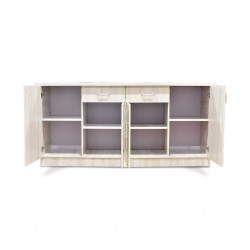 Flavi Sideboard 4 Doors MDF Grey