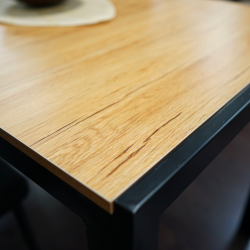 Tithonia Table and 4 Chairs Metal/MDF