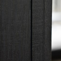 Gaza 2 Dr Wardrobe Melamine Ebony Oak