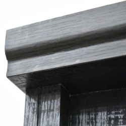 Gaza 2 Dr Wardrobe Melamine Ebony Oak