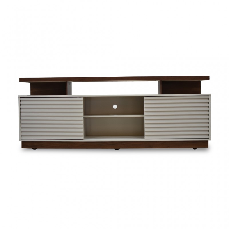 Blumeau Low TV Cabinet Off White/Walnut PB Blumeau Low TV Cabinet Off White/Walnut PB