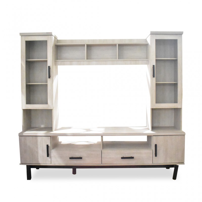 Romeo High TV Cabinet PB White Wash Romeo High TV Cabinet PB White Wash