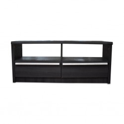 Clio Low TV Cabinet Melamine Ebony Oak