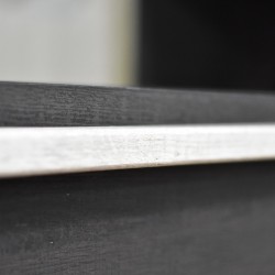 Clio Low TV Cabinet Melamine Ebony Oak