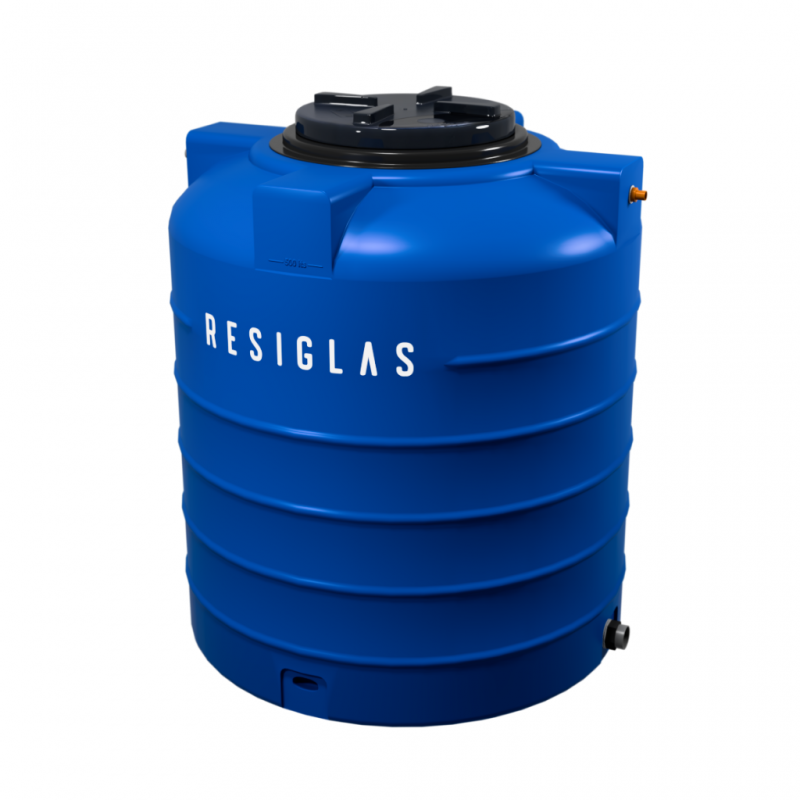 Resiglas 500 Lts Polychrome Water Tank Ocean Bue Resiglas 500 Lts Polychrome Water Tank Ocean Bue