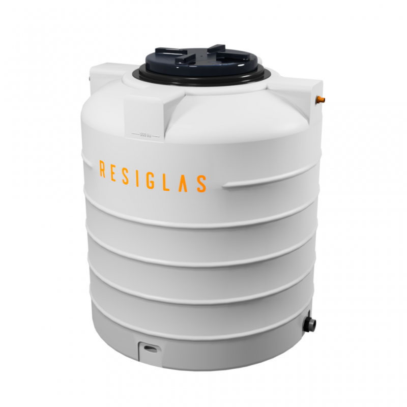 Resiglas 750 Lts Polychrome Water Tank White Snow Resiglas 750 Lts Polychrome Water Tank White Snow