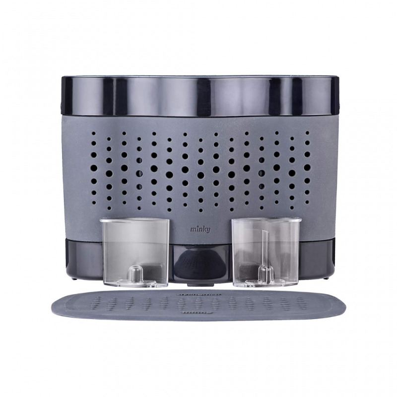 Minky MI010 Styling Dock Black/Grey W/Heat Mat "O" Minky MI010 Styling Dock Black/Grey W/Heat Mat "O"