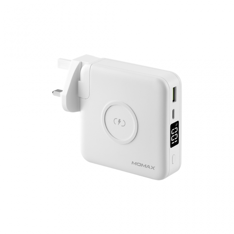 Momax Q.POWER Plug Wireless Portable PD White Momax Q.POWER Plug Wireless Portable PD White