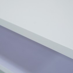 Derby Coffee Table MDF Top/Glass Legs