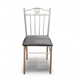 Nolana Table and 8 Chairs Metal/MDF Top