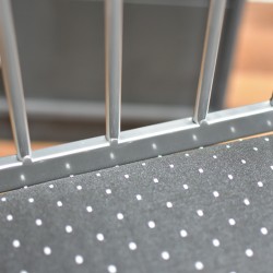 Nolana Table and 8 Chairs Metal/MDF Top