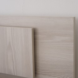 Grace Bed 150x190 cm MDF Grey