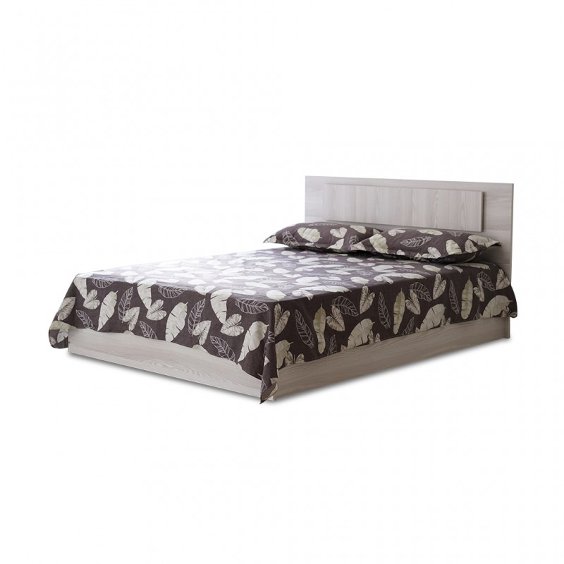 Grace Bed 150x190 cm MDF Grey Grace Bed 150x190 cm MDF Grey