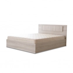 Grace Bed 150x190 cm MDF Grey