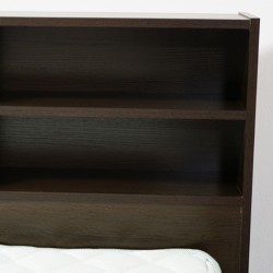 Rio Bed 150x190 cm Wengue MDF