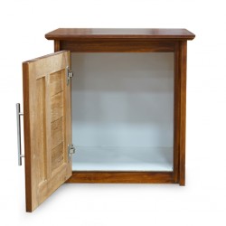 Samantha Night Table Pine Dark Oak
