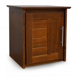 Samantha Night Table Pine Dark Oak